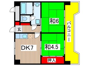 ルミエ－ルたちばなの物件間取画像